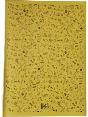 Artlantis 80 Yaprak Çizgili Defter Plastik Kapak A-4 1 Adet Pp Kapak Büyük Boy Çizgili Defter 80 Sayfa A4 Desenli Kapak
