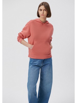 Mavi Kadın Kapüşonlu Pembe Basic Sweatshirt 1611771-71102