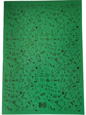 Artlantis 80 Yaprak Çizgili Defter Plastik Kapak A-4 1 Adet Pp Kapak Büyük Boy Çizgili Defter 80 Sayfa A4 Desenli Kapak