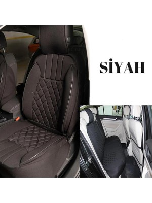 Fresh Start Fiat Egea Cross Uyumlu Lüks Oto Koltuk Minderi Ön Arka 5'li Takım Siyah