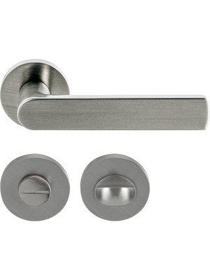 Hafele Kapı Kolu Seti Merit Kol Seti Wc Mat Nikel