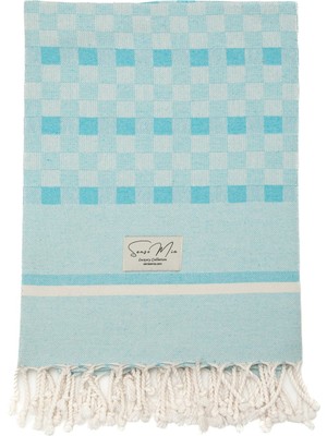 Sensomia Stella 90X190 cm 100% Pamuklu Peştamal Plaj Banyo Duş Deniz Havuz Yoga Modern Havlusu