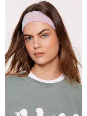 New Obsessions Jersey Saç Bandı Elastik Penye Sporcu Saç Bandı Yoga Bandı