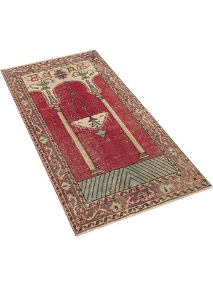 Sempati Halı El Emekçiliği Ile Dokunmuş Tarihi Halı 76 x 149 cm 10006