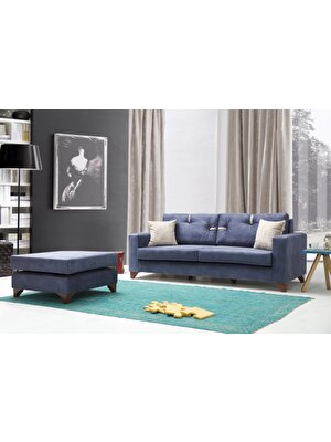 Perla Sofa Comfort Köşe Koltuk Takımı Mavi