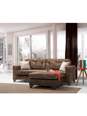 Perla Sofa Comfort Köşe Koltuk Takımı Kahve