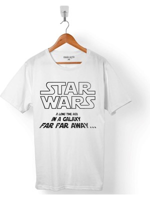 Kendim Seçtim Star Wars A Long Tıme Ago In A Galaxy Far Away Erkek Tişört