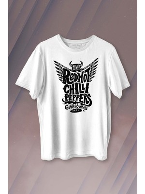 Kendim Seçtim Red Hot Rhcp Rock Müzik Music Baskılı Tişört Unisex T-Shirt