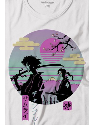 Kendim Seçtim Samurai Chillhop Samuray Japonca Chill Baskılı Tişört Çocuk T-Shirt