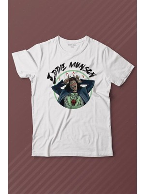 Kendim Seçtim Eddie Munson Stranger Things Sezon 4 Baskılı Tişört Çocuk T-Shirt