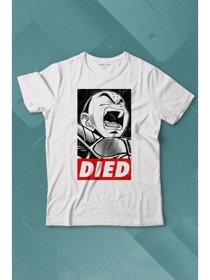 Kendim Seçtim Dragon Ball Krillin Anime Dizi Urban Baskılı Tişört Çocuk T-Shirt