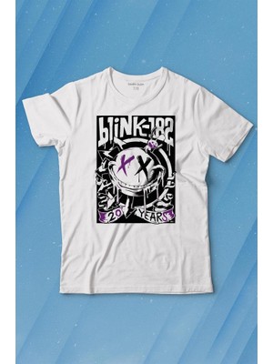 Kendim Seçtim Blink 182 Punk 20 Years Yirminci Yıl Rock Music Müzik Baskılı Tişört Çocuk T-Shirt