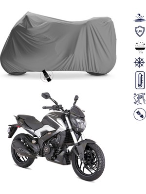 Teksin Bajaj Dominar 250 D Çantalı Motosiklet Brandası 4 Mevsim Su Geçirmez Motor Brandası