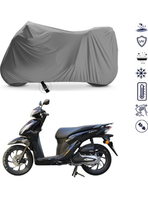 Teksin Su Geçirmez Honda Dio Motosiklet Brandası 4 Mevsim UV Koruyucu Özellikli