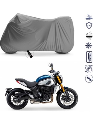 Teksin Cf Moto 700CL-X Heritage Motosiklet Brandası 4 Mevsim Su Geçirmez Motor Brandası