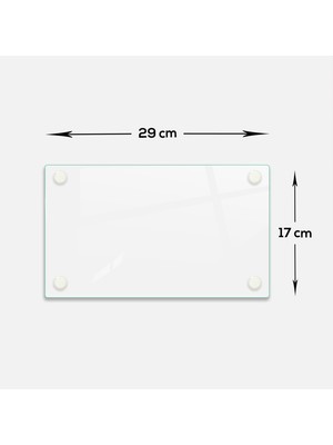 Cam Kesme Tablası - Cam Kesme Tahtası | Saydam | 17cm x 29cm