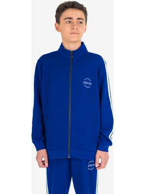 Lescon Açık Lacivert Çocuk Fermuarlı Sweatshirt 23N-3119
