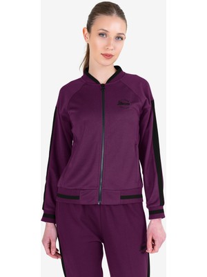 Lescon Violet Kadın Fermuarlı Sweatshirt 23N-2122
