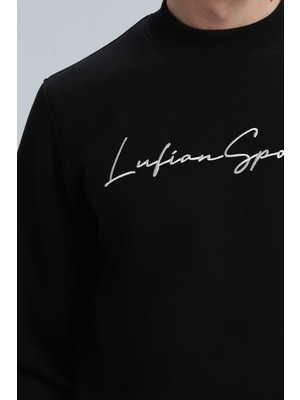 Lufian Lowe Erkek Sweatshirt Siyah