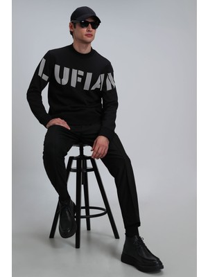 Lufian Todillo Erkek Sweatshirt Siyah