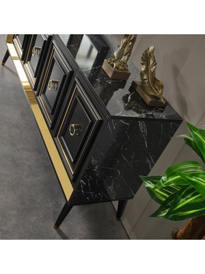 Eymense Granit Gold Modern Konsol