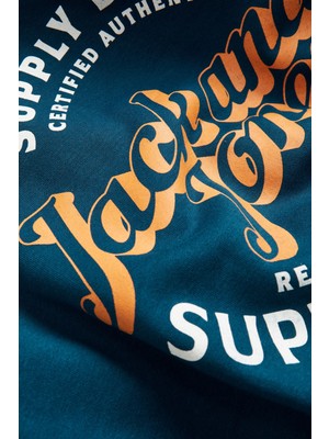 Jack & Jones Jjmıkk Pamuklu Kapüşonlu Regular Fit Sweat Erkek Sweat 12236178