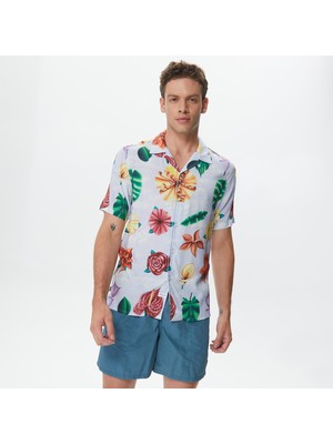The Hundreds Blooming Woven T23P208005.LBLU