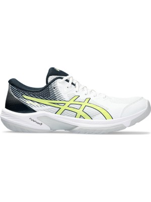 Asics Beyond-FF Erkek Beyaz-Sarı Voleybol Ayakkabı