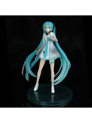 Zigver Anime Figure Şekil Güzel Kız Car Araba Süs Dekorasyon Heykeli Pvc Eylem Heykelcik Modeli Oyuncak Bebek Çocuk Hediyeler 19CM Miku