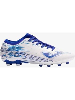 Joma Supercopa 2302 White Royal Firm Ground Beyaz Erkek Krampon SUPW2302FG