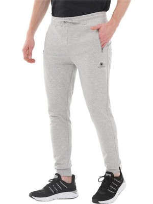 Lumberjack M-CT107 Basıc Jogger 3pr Erkek Eşofman Altı Gri Melanj S-Xxl