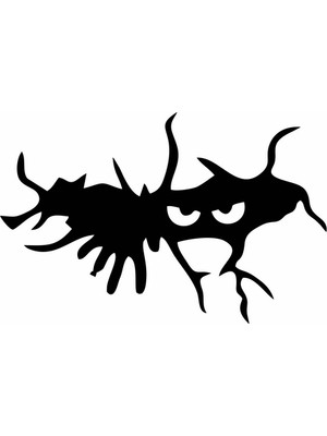 Reysa Tasarım Silüet Araba Sticker  Siyah 16X10 cm