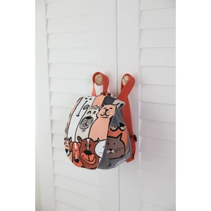 Köpek Suratları 102 4-7 Yaş Çocuk Sırt Çantası 25X20X10 cm - (4-7 Yaş) Anaokulu/kreş Çantası, Mıknatıs Kapaklı