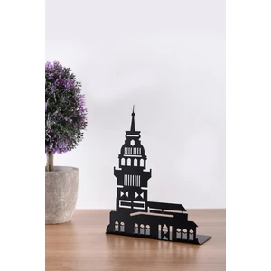 Muyika Design Muyika Metal Masa Üstü Biblo Kız Kulesi 21X12CM Bbl-M