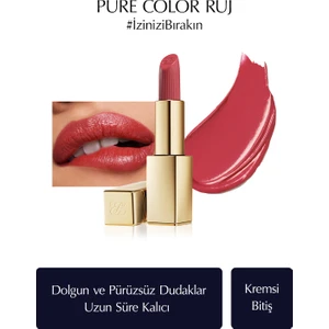 Estee Lauder Kremsi Ruj - Pure Color Creme Lipstick Kremsi, Saten Bitiş -  3.5gr - Renk: 131 Bois De Rose