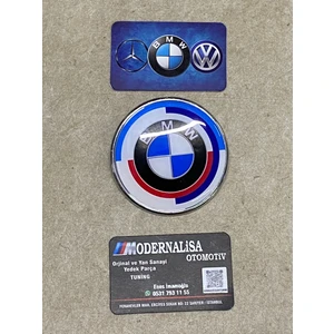 Tüm Bmw Modelleriyle Uyumlu 50.yıl Kaput&bagaj Logosu 82.mm