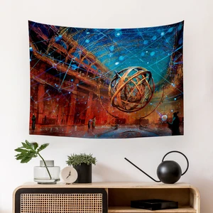 Mistik Astroloji Duvar Örtüsü Halısı