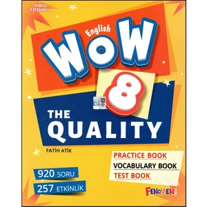 Fenomen Yayıncılık Wow English 8. Sınıf The Quality Practice Book-Vocabulary Book-Test Book