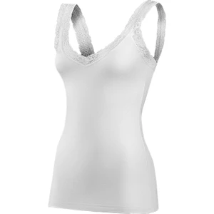 Yıldız Çamaşır Kadın V Yaka Askıları Dantelli Modal 3'lü Paket Atlet YLDZ-2260