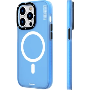 iPhone 14 Pro Uyumlu Kılıf Magsafe Kablosuz Şarj Özellikli Youngkit Colored Sand Serisi Kapak