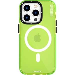 iPhone 14 Pro Max Uyumlu Kılıf Magsafe Kablosuz Şarj Özellikli Youngkit Crystal Color Serisi Kapak