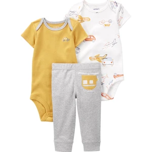 Erkek Bebek 3'lü Alt Üst Set