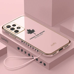 Samsung Galaxy A52/A52S Kemerli Elektroliz Telefon Kapağı Için Telefon Kılıfı (Yurt Dışından)