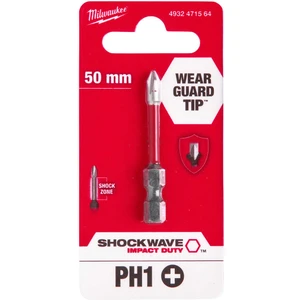 T4932471564 Bits Uç Ph1 50 mm 1'li Paket Shockwave