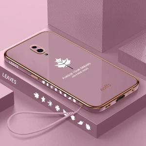 Oppo Reno Elektroliz Kaplama Telefon Kılıfı Için Kemerli Telefon Kılıfı (Yurt Dışından)