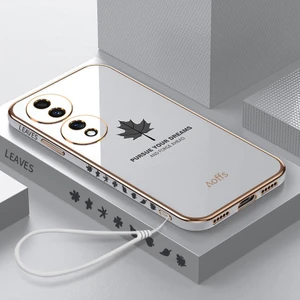 Huawei Honor 70 Elektroliz Kaplama Telefon Kılıfı ve Kemer (Yurt Dışından)