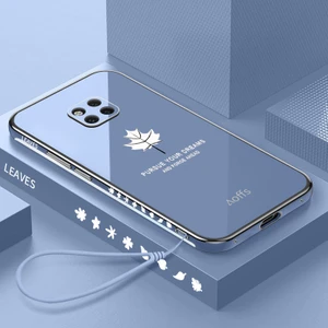 Huawei Mate 20 Pro Için Kemerli Elektroliz Kaplama Telefon Kılıfı (Yurt Dışından)