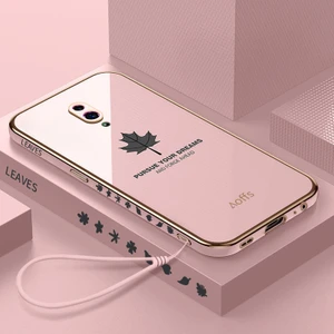 Oppo Reno Elektroliz Kaplama Telefon Kılıfı Için Kemerli Telefon Kılıfı (Yurt Dışından)