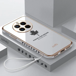 Huawei Mate 50 Pro Için Telefon Kılıfı Kemerli Elektroliz Kaplama Telefon Kılıfı (Yurt Dışından)