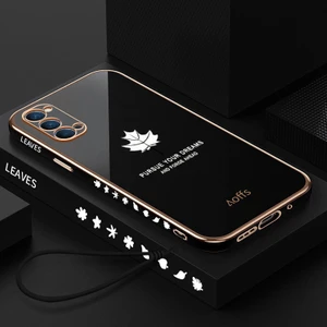 Oppo Reno 4 Için Kemerli Elektroliz Telefon Kılıfı (Yurt Dışından)